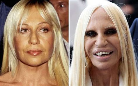 recent photo of donatella versace|Donatella Versace then and now.